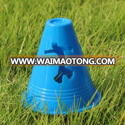 Colorful obstacle cone roller skating pile plastic roadblock small training cone