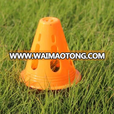 Roller skating training cone PVC skating cone Colorful Plastic Mini Outdoor Roller Skating Training Marker Cones With Holes